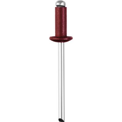 Заклёпки STAYER Color-FIX, вытяжные, алюминий, 4х10 мм, темно-красные, 50 шт