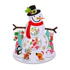 Набор для творчества - создай новогоднее украшение «Снеговик» - фото 10760428