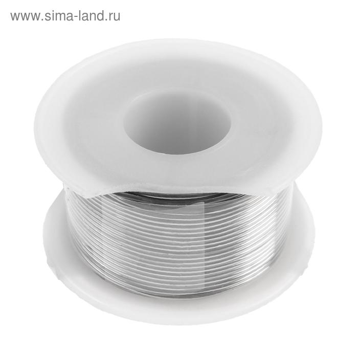 УЦЕНКА Припой ТУНДРА, ПОС 40, на катушке, 1 мм, 100 г - Фото 1