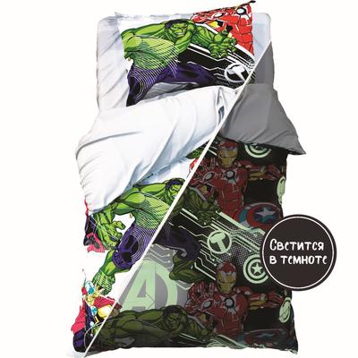 Постельное бельё 1.5-спальное «Этель. Супер-герои», бязь