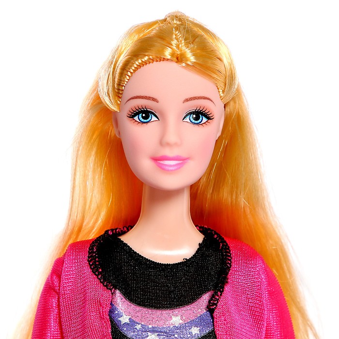 Кукла-модель шарнирная «Спортсменка» с малышкой, с аксессуарами, МИКС 48121