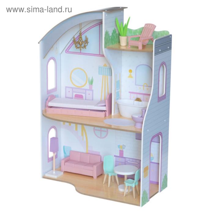 Домик кукольный KidKraft «Коттедж Элизе», двухэтажный, с мебелью - Фото 1