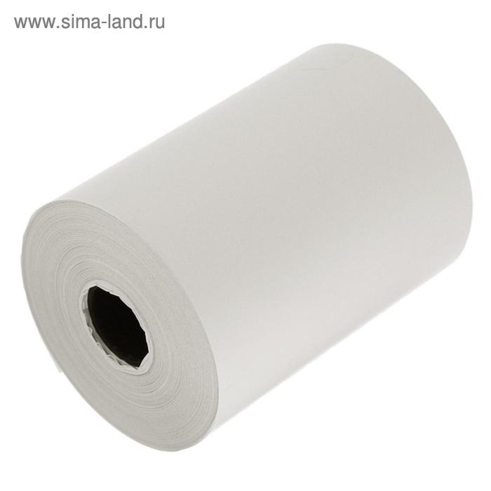 Чековая термолента, ширина 80 мм, длина 50 м, втулка 18 мм, 48 г/м² - Фото 1