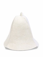 Шапка для бани и сауны, полиэфир 70%, шерсть 30%, светлая, «Добропаровъ» - Фото 3