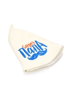 Шапка для бани и сауны, с принтом «Super папа», полиэфир 70%, шерсть 30%, белая, «Добропаровъ» - Фото 8