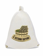 Шапка для бани и сауны, с принтом «С легким паром», полиэфир 70%, шерсть 30%, «Добропаровъ» 5312238