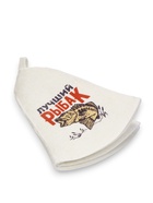 Шапка для бани и сауны «Лучший Рыбак», шерсть, полиэфир, «Добропаровъ» - Фото 9