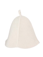 Шапка для бани и сауны, с принтом «Все бабы как бабы, а я Королева», полиэфир 70%, шерсть 30%, белая, «Добропаровъ» - Фото 4