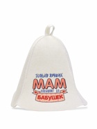 Шапка для бани и сауны «Только лучших мам повышают до бабушек», шерсть, полиэфир, «Добропаровъ» - Фото 5