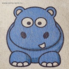 Шапка для бани и сауны «Бегемот», полиэфир 70%, шерсть 30%, детская, Добропаровъ - Фото 2