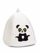 Шапка для бани, с принтом «Панда», полиэфир 70%, шерсть 30%, детская, «Добропаровъ» - Фото 5