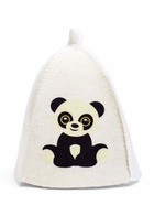 Шапка для бани, с принтом «Панда», полиэфир 70%, шерсть 30%, детская, «Добропаровъ» - Фото 6