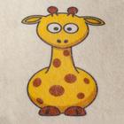 Шапка для бани детская "Жираф" с принтом, белая - Фото 2