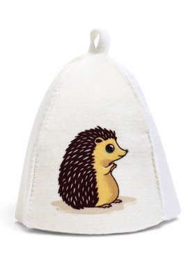 Шапка для бани и сауны «Ёжик», шерсть, полиэфир, детская, «Добропаровъ» (комплект 2 шт)