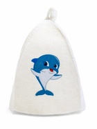 Шапка для бани и сауны «Дельфин», шерсть, полиэфир, детская, «Добропаровъ» - Фото 5