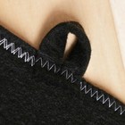 Коврик - сидушка для бани и сауны, 43×34 см, шерсть 30%, полиэфир 70%, тёмный, «Добропаровъ» - Фото 2