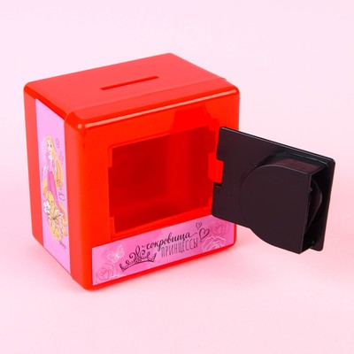 Копилка сейф, 8,8 см х 7,5 см х 8,8 см "Красотки", Принцессы