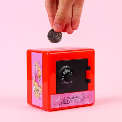 Копилка сейф, 8,8 см х 7,5 см х 8,8 см "Красотки", Принцессы