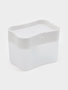 Дозатор для моющего средства с подставкой для губки Доляна, губка в комплекте, 385 мл, белый - Фото 3