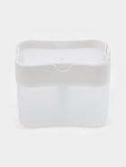 Дозатор для моющего средства с подставкой для губки Доляна, губка в комплекте, 385 мл, белый - Фото 4