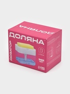 Дозатор для моющего средства с подставкой для губки Доляна, губка в комплекте, 385 мл, белый - Фото 9