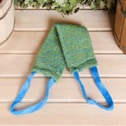 Набор для бани и сауны 5 в 1(сумка,шапка,варежка,коврик,мочалка),с принтом "Жар Пар",белый - Фото 9