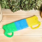 Набор для бани с принтом «Маме», 5 предметов: шапка, коврик, рукавица, мочалка, сумка, шерсть 20%, полиэфир 80%, светлый, МИКС, «Добропаровъ» - Фото 3