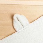 Набор для бани и сауны 5в1(сумка,шапка,варежка,коврик,мочалка),"Только лучших мам",белый - Фото 5
