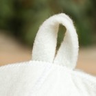 Набор для бани и сауны 5в1(сумка,шапка,варежка,коврик,мочалка),"Только лучших мам",белый - Фото 8