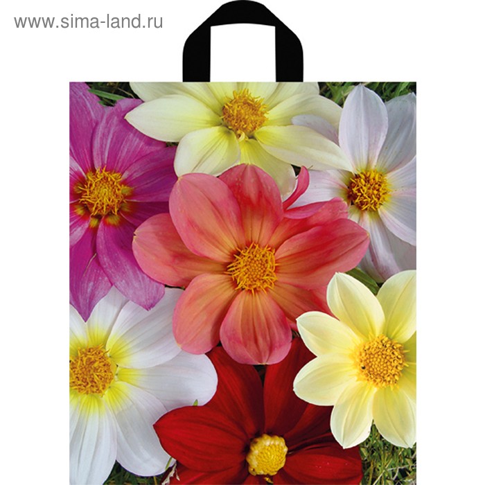 Пакет "Цветы", 35 мкм - Фото 1