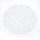 Набор салфеток сервировочных на стол Доляна «Паутинка», d=38 см, 4 шт, цвет серебряный - Фото 9