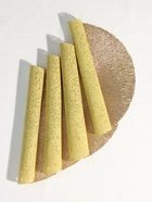 Салфетки сервировочные на стол Доляна «Соломка», d=38 см, 4 шт., золотые - Фото 5