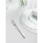Салфетки сервировочные на стол Доляна «Соломка», d=38 см, 4 шт., серебряные - Фото 10