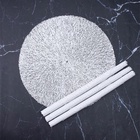 Салфетки сервировочные на стол Доляна «Соломка», d=38 см, 4 шт., белые - Фото 2