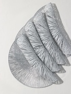 Салфетки сервировочные на стол Доляна «Сияние», d=38 см, 4 шт., серебряные - Фото 5