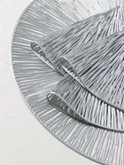 Салфетки сервировочные на стол Доляна «Сияние», d=38 см, 4 шт., серебряные - Фото 6