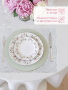 Салфетки сервировочные на стол Доляна «Соломка», 30×45 см, 4 шт., серебряные - Фото 4