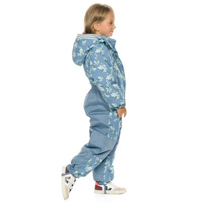 Комбинезон для девочек, рост 98 см, цвет джинс