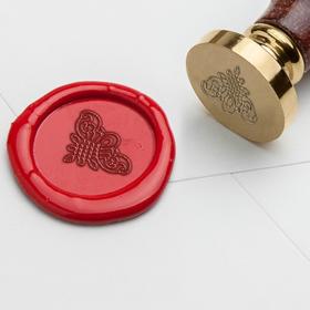 Штамп золотой «Вензеля», 2.5 х1,5 см 5133545