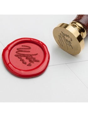 Сургучная печать With love, 12.5×4×4 см  (артикул 5197475)  большой выбор товаров оптом и в розницу по низким ценам с доставкой