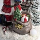 Светодиодная фигура «Дед Мороз» 12.5 × 19 × 9 см, керамика, батарейки АААх3 (не в комплекте), свечение тёплое белое - Фото 3
