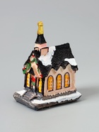 Светодиодная фигура «Дом с башней» 4.5×9×6 см, керамика, от батареек AG13×3, свечение тёплое белое - Фото 4