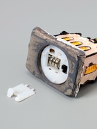 Светодиодная фигура «Дом с башней» 4.5× 8.5 × 6 см, керамика, батарейки AG13х2 ( в комплекте), свечение тёплое белое - фото 6578425