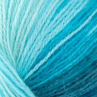 Пряжа "Angora Active" 20% шерсть, 80% акрил  500м/100гр (845 бело-бирюзовый) - Фото 3