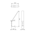 Крючок-вешалка ТУНДРА, №3, покрытие полимер, 1 шт. - фото 24661551