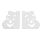 Кронштейн ТУНДРА, "Мишка" 180х180 мм, белый - фото 61871760