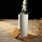 Банка для сыпучих «Ромб», 790 мл, 19×7.5×7.5 см, жесть, белая - Фото 5