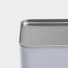 Банка для чая «Дом и поле», 19×12×8 см, жесть, белая - Фото 5