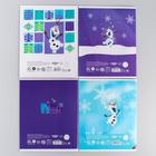 Тетрадь в линейку 12 листов, 5 видов МИКС, обложка мелованный картон, «Холодное сердце» - Фото 7