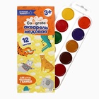 Детский сладкий новогодний подарок «С Новым годом», конфеты 500 г, краски акварель 12 цветов, кормушка - Фото 6